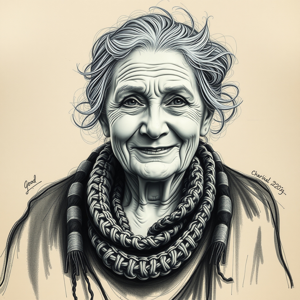 Charcoal portrait