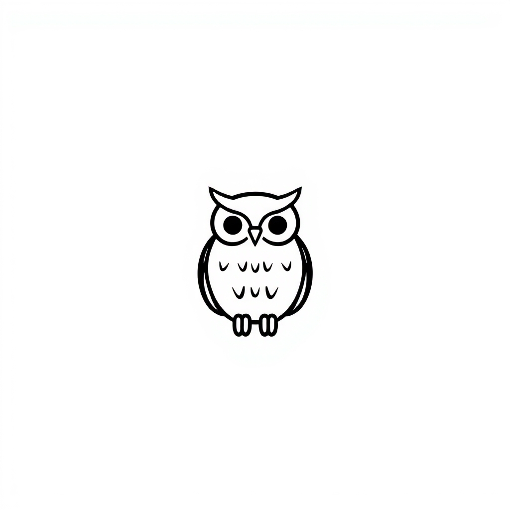 Owl line logo
